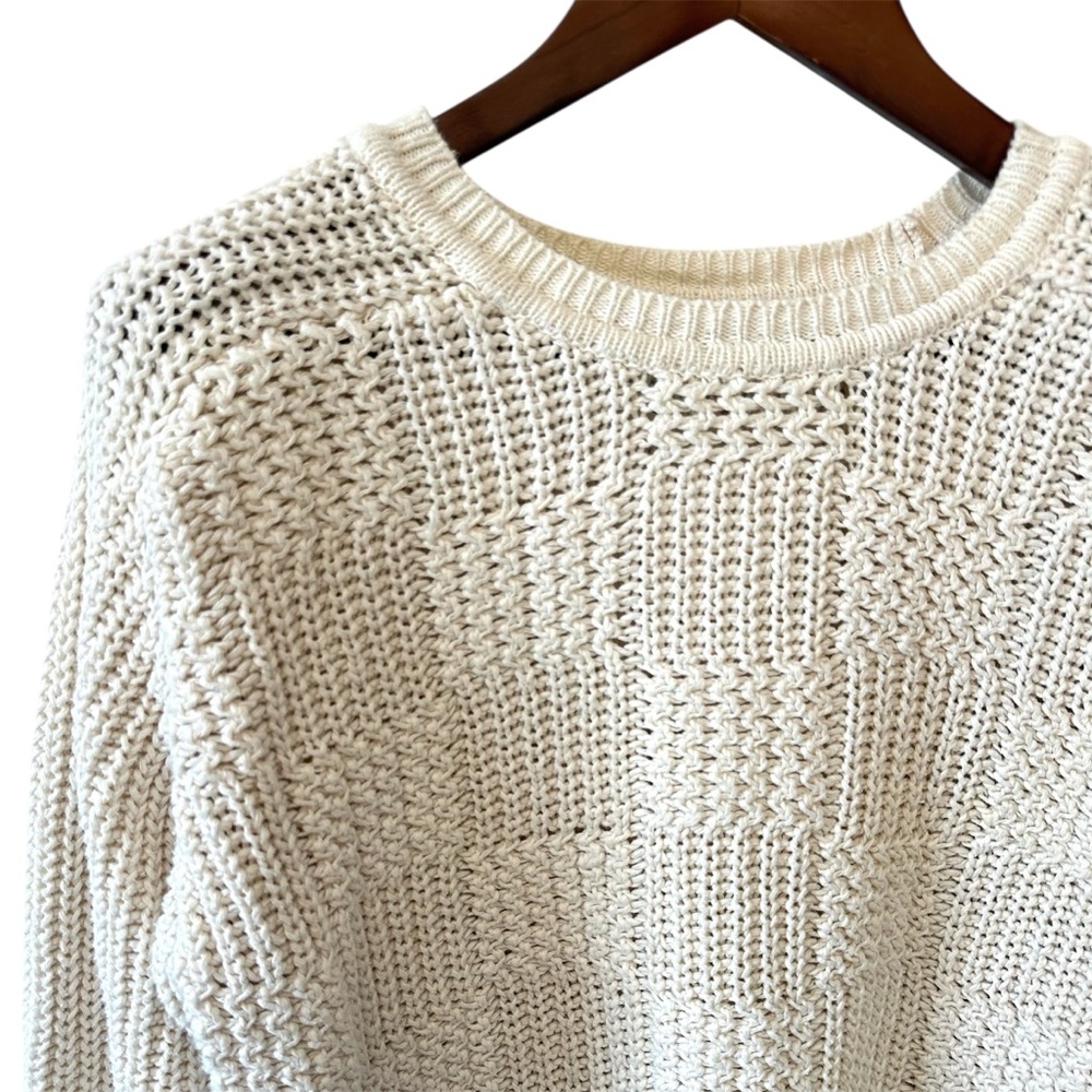 Cotton Crewneck Sweater L